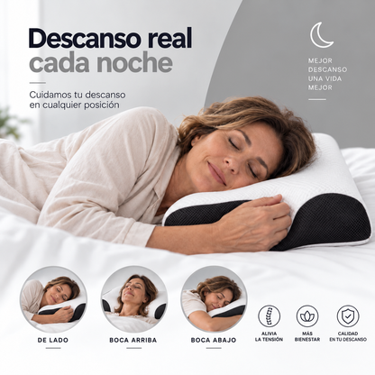 Nuvora™- Almohada Cervical Ergonómica